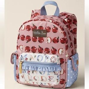 Matilda Jane ABC Alphabet & Apple Girls Small Backpack